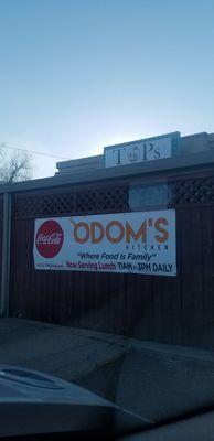 Odom's kitchen located inside of Tops Ultra Lounge on Airline hwy