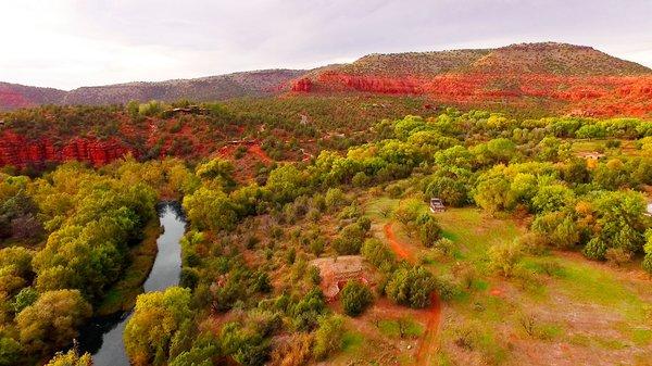 Last large parcel of its kind in Sedona. Avalon Gardens is a lush and beautiful 15.2 acre jewel nestled along the banks of Oak Creek in Sedo