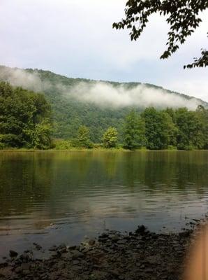 The Cheat River, a perfect place for tubing, swimming, kayaking, canoeing and of course small mouth bass fishing!