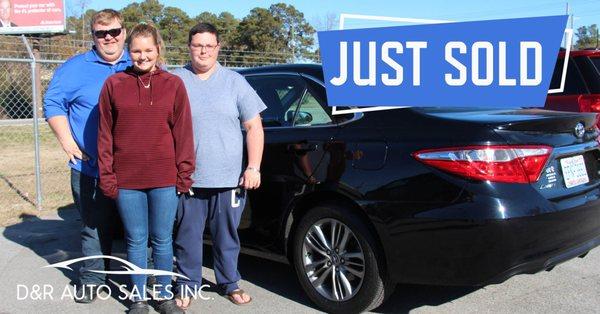 We are so glad Lisa purchased this 2016 Toyota Camry!