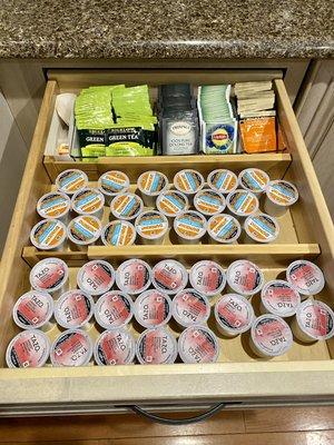 Coffee and Tea Drawer