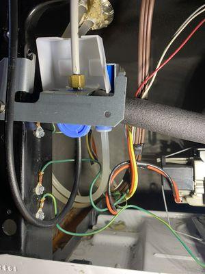 Fridge water valve repair