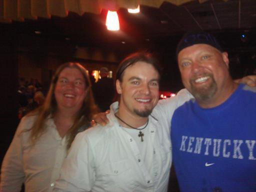 After a show playing with Montgomery Gentry