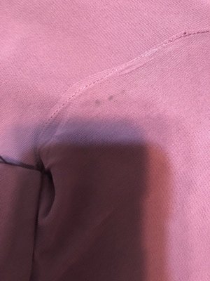 Found stains like this one all over the top of my dress