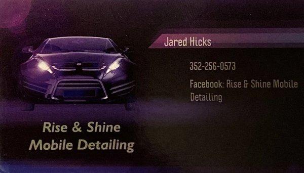 Rise & Shine mobile detailing, now offering pressure washing services!