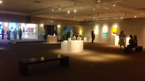 Inside the Sun Trust Gallery.