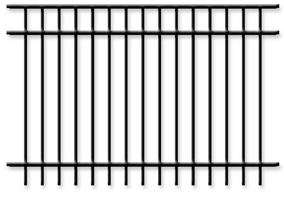 Black Aluminum Fence