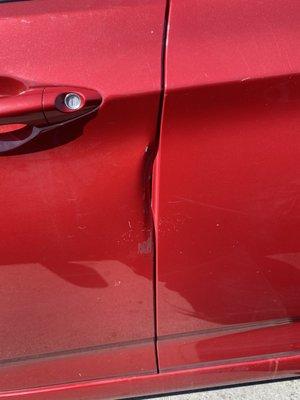 I JUST picked up my car from them and this is the damages i got when i picked up my car.. I am beyond PISSED