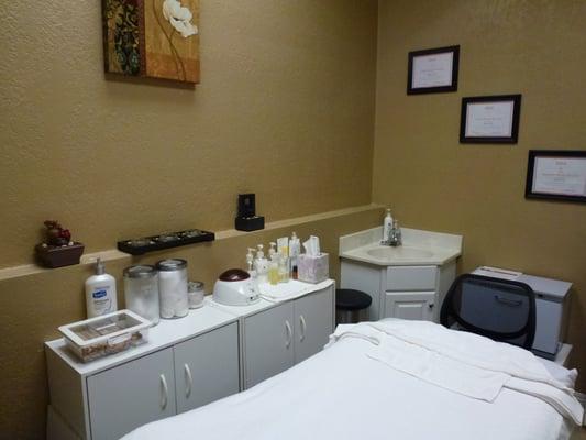 New location: Esthetics/Spray tan room