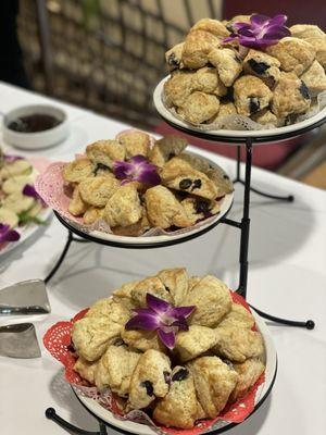 VH handmade blueberry scones