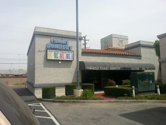 Front of The Dental office