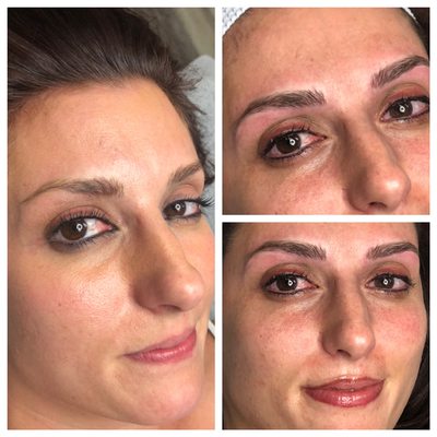 Maria has had Microblading on her brows, eyeliner with a small tail & lip liner. Great results, Thank you. Beautiful inside and out!