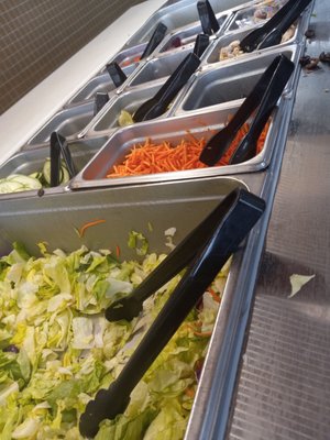 Fresh salad bar