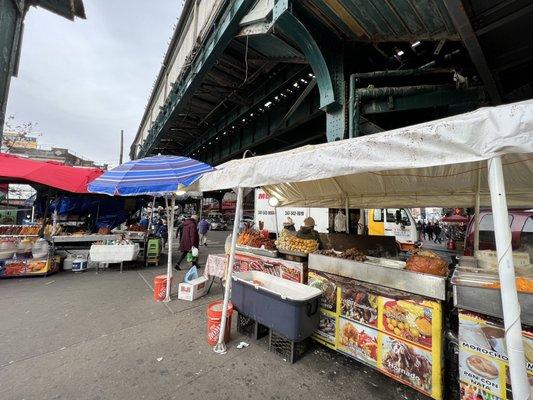 Right under the 7 Train Station