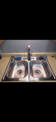 Installed kitchen sink for customer