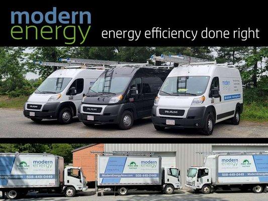 Modern Energy Company Vehicles