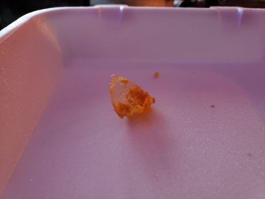 Plastic found in chicken taco