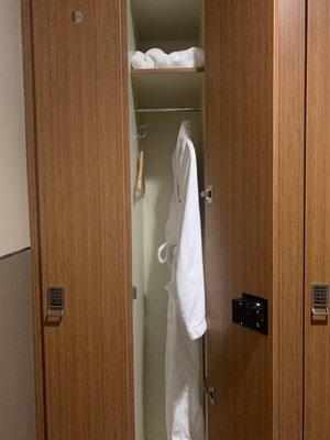 locker and robe