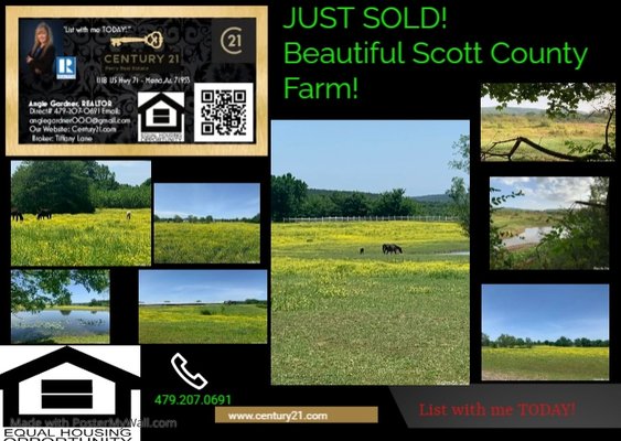 JUST SOLD! One of the Scott County Beautiful Farms I sold!