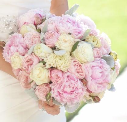 Bridal bouquet - beautiful and so big! created exactly as i had hoped