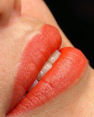 Lips tattoo