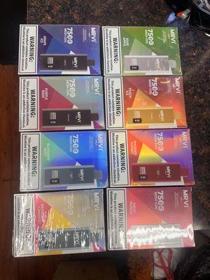 New vapes available in 8 different flavors