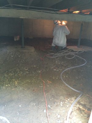 Crawl space work