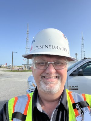 The founder visiting a jobsite in Florida!