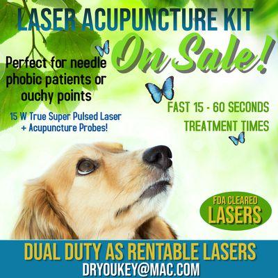 Ask me about laser acupuncture kits on sale!