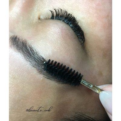 Healed Nano Brow Hair strokes