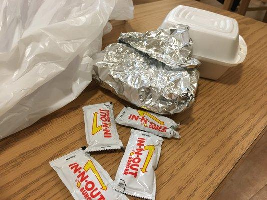 One example of the sketchiness: occasionally your order will come with In-N-Out ketchup packets?