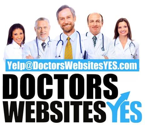 Email  Yelp@DoctorsWebsitesYES.com (Young Engaging Simple) DoctorsWebsitesYES.com