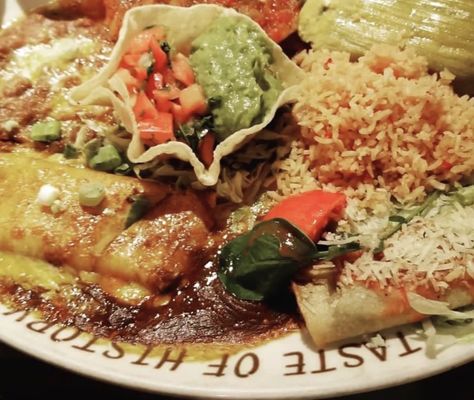 All authentic Mexican food.