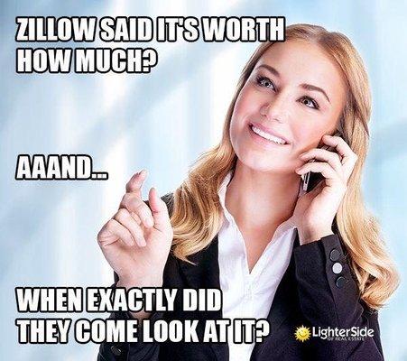 Zillow said it is worth how much? AAAnd... When Exactly Did They Come Out and Look at it? Call us for an accurate price! 248 709.3786