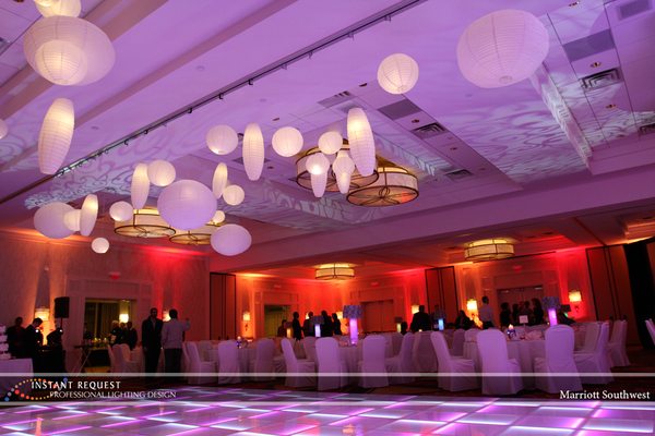 Wedding uplighting by Instant Request