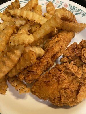 Chicken Tenders and Fries Platter $11