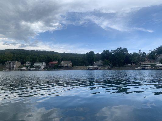 Nice houses on the Keuka Lake