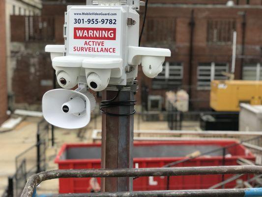 Pole mounted video surveillance system