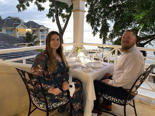 French restaurant at Sandals Royal Plantation