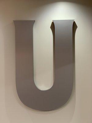 Giant "U" in our [U]TFCU branch inside the Student [U]nion on [U]T Knoxville Campus.