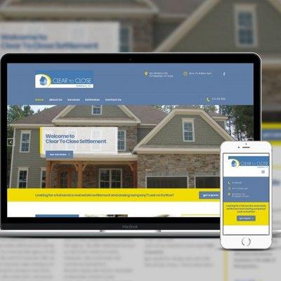 Affordable Website Design by WDX Technologies for Clear To Close Settlement, LLC