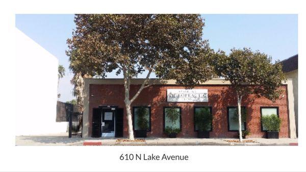 Our beautiful office located on 610 N Lake Ave Pasadena, CA 91101.