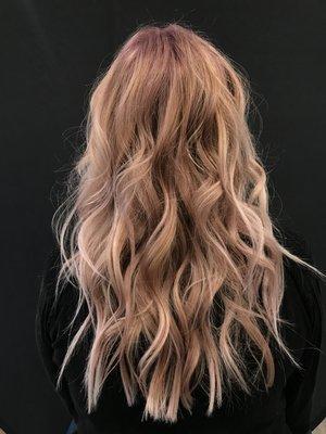 Lived in balayage subtle creative color