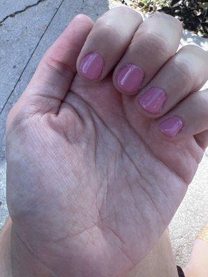 Fresh manicure ! Horrible. Horrible