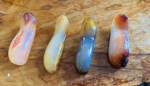 Healing Crystal Wands used with Acupressure Facelifts.