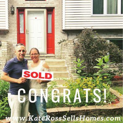 Congrats to this sweet family in the purchase of their home sweet home! #KateRossSellsHomes #sold