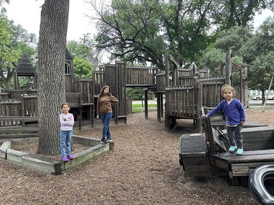 What a beautiful playground. Why are all that I've ever seen at public parks made of plastic??  @fineuglysoap