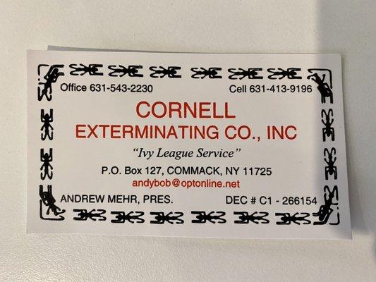 Cornell Exterminating Co