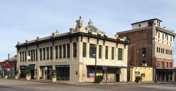 Brewery Tap - View from across the street.  Unique building.