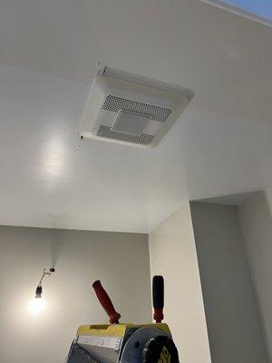 Bathroom fan replacement